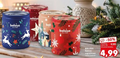 Świeca zapachowa BOLSIUS różne rodzaje promocja w Kaufland