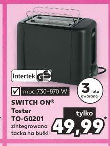 Toster to-g0201 Switch on promocja