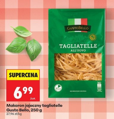 Makaron jajeczny tagliatelle  promocja w Biedronka