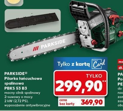 Pilarka łańcuchowa pbks 53 b3 Parkside promocja w Kaufland