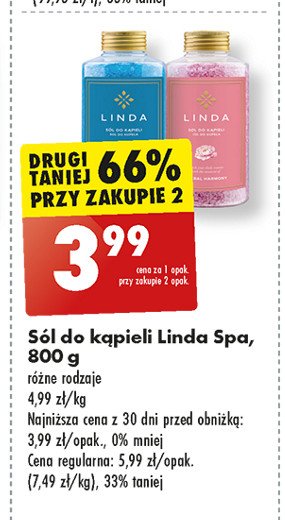 Sól do kąpieki floral harmony Linda promocja