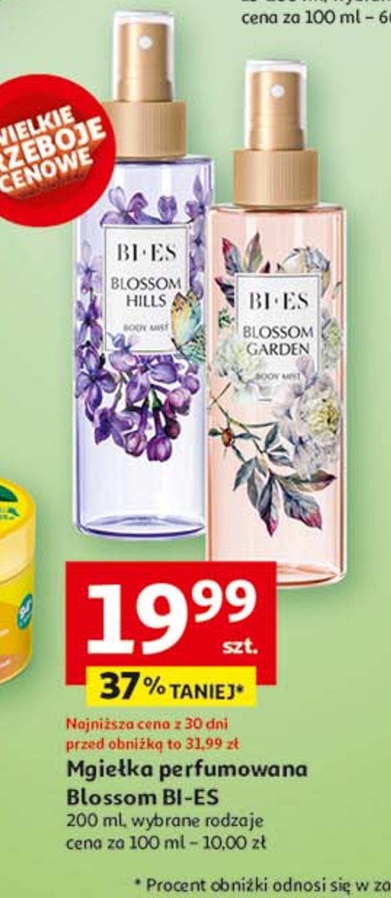 Mgiełka do ciała Bi-es blossom garden promocja w Auchan