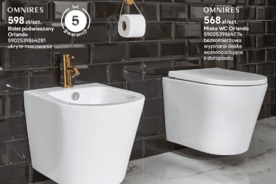 Bidet podwieszany Orlando promocja w Castorama