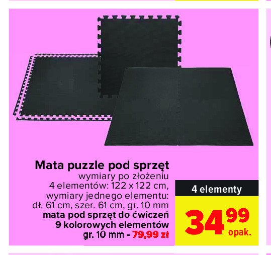 Mata do 膰wicze艅 puzzle promocja