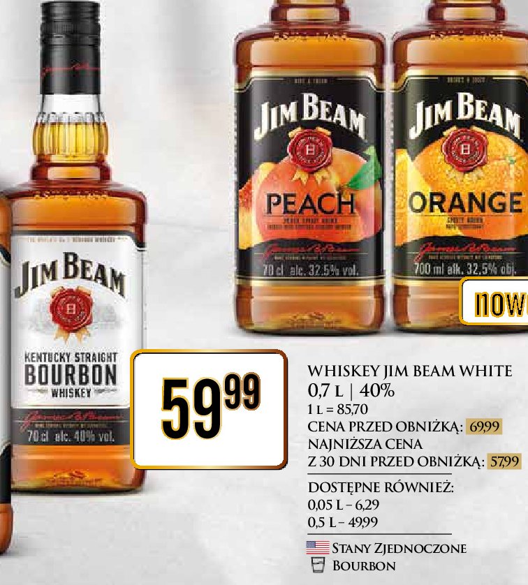 Bourbon Jim beam bourbon promocja w Dino