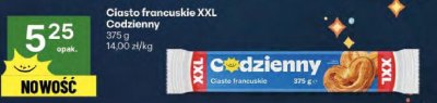Ciasto francuskie XXL Codzienny promocja w Delikatesy Centrum