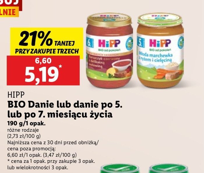 Zupa barszczyk czerwony z delikatną wołowiną Hipp promocja