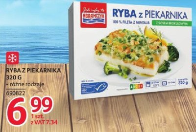 Ryba z piekarnika różne rodzaje promocja w Selgros