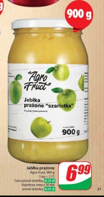 Jabłka prażone szarlotka Agrofruct promocja