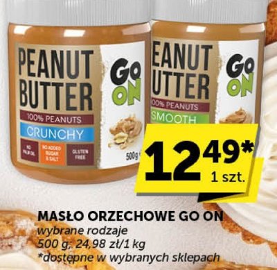 Masło orzechowe Go On promocja w Euro Sklep
