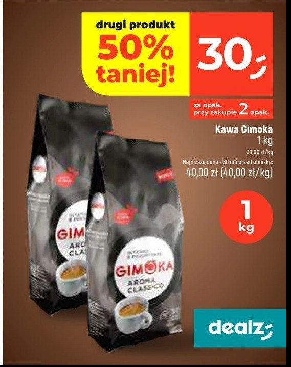 Kawa Gimoka garoma classico promocja