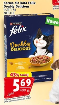 Karma dla kota Felix Doubly Delicious NESTLÉ promocja w Prim Market