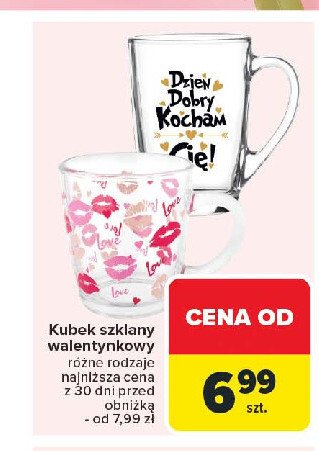 Kubek walentynkowy promocja w Carrefour Market