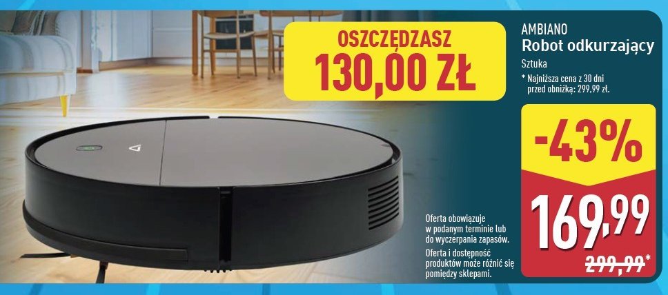 Robot odkurzający AMBIANO promocja