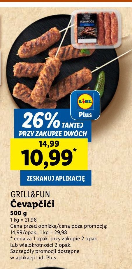 Cevapcici Grill and fun promocja