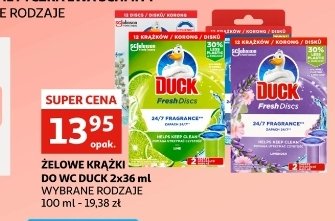 Krążek żelowy do wc lawenda - zapas Duck promocja