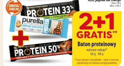 Baton proteinowy wybrane rodzaje 2+1 GRATIS POLOmarket promocja w POLOmarket