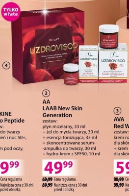 Zestaw UZDROVISCO Bio Lift promocja w Hebe