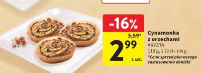 Cynamonka z orzechami ARYZTA promocja w Intermarche