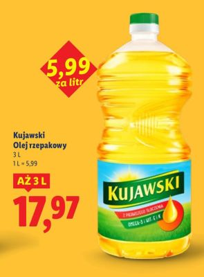 Olej rzepakowy Kujawski promocja w Lidl