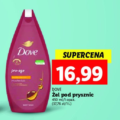 Żel pod prysznic pro-age DOVE PRO.AGE promocja