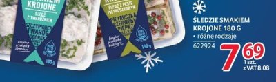 Śledzie smakiem krojone różne rodzaje promocja w Selgros
