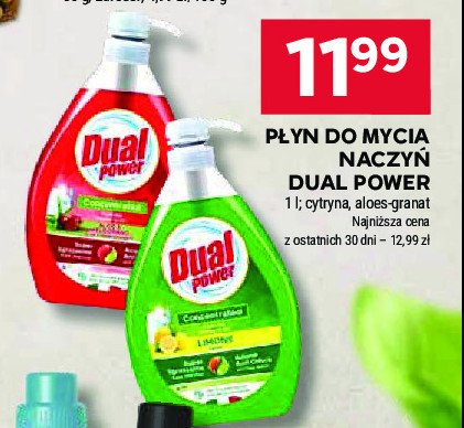 Płyn do naczyń limonka DUAL POWER promocja