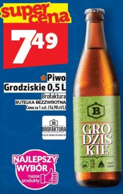 Piwo Grodziskie 0,5 L promocja w TOPAZ