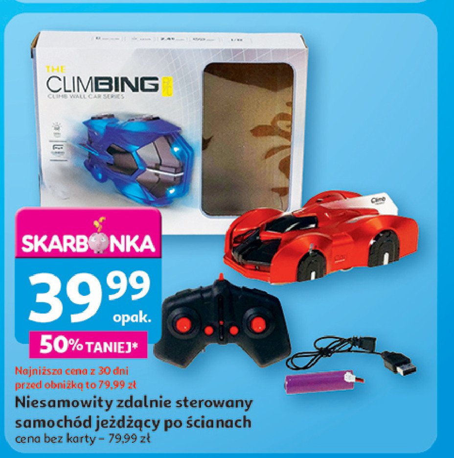 Samochów climbing promocja w Auchan