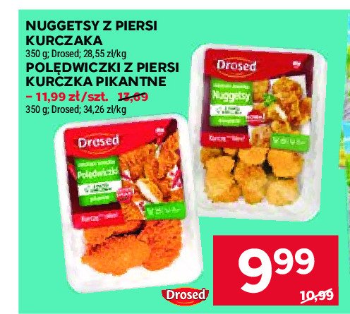 Nuggetsy z kurczaka Drosed promocja