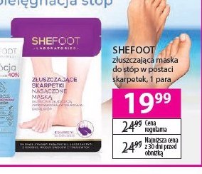 Maska do stóp złuszczająca z jednorazowymi skarpetami Shefoot promocja