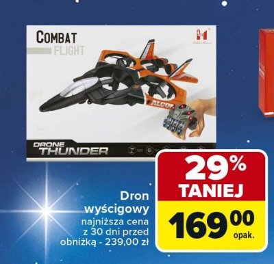 Dron wyścigowy promocja w Carrefour