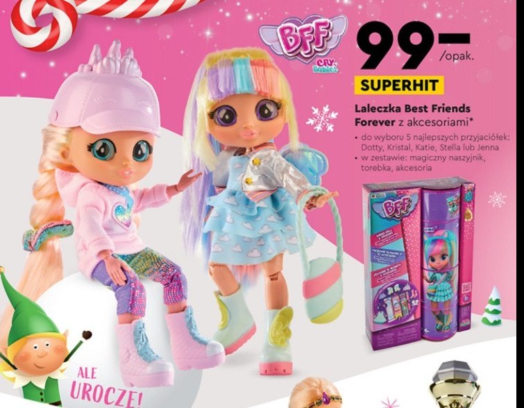 Laleczka kristal best friends forever promocja
