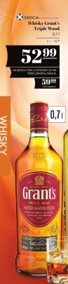 Whisky Grant's Triple Wood 0,7l promocja w POLOmarket