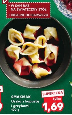 Uszka z kapustą i grzybami promocja w Kaufland