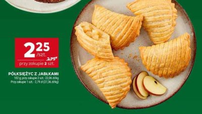 Półksiężyc z jabłkami Stokrotka promocja w Stokrotka
