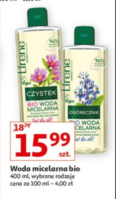 Woda micelarna og贸recznik Lirene dermoprogram promocja