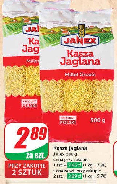 Kasza jaglana Janex promocja