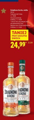Wódka Żołądkowa Gorzka z miętą promocja w Lidl