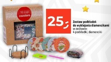 Zestaw podkładek do wyklejania diamentami  promocja w Dealz