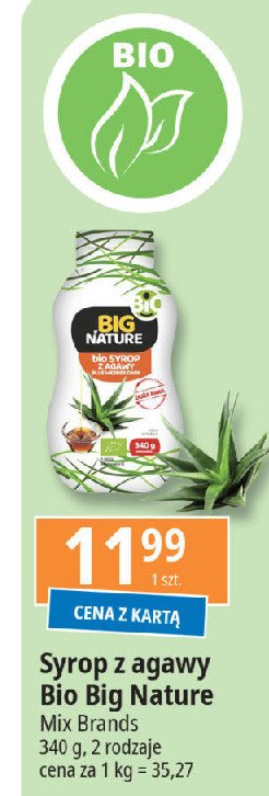 Syrop z agawy bio salamanea premium Big nature promocja