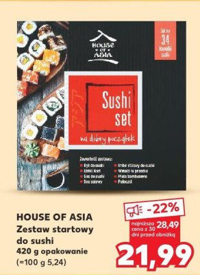 Zestaw startowy do sushi promocja w Kaufland