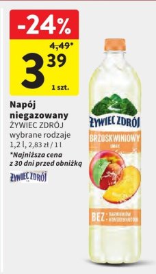 Napój niegazowany ŻYWIEC ZDRÓJ promocja w Intermarche