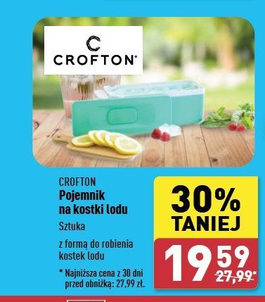 Pojemnik na kostki lodu Crofton promocja