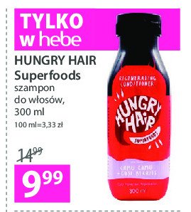 Szampon do włosów regeneracja Hungry hair superfoods promocja