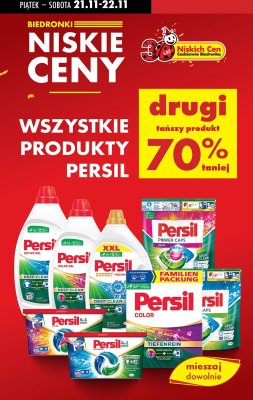 Wszystkie produkty Persil DRUGI -70% promocja w Biedronka