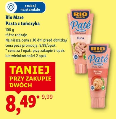 Pasta z tuńczyka  promocja w Lidl