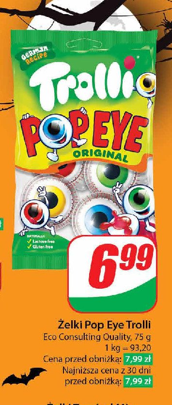 Żelki pop eye Trolli promocja