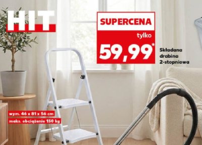 Składana drabina 2-stopniowa promocja w Kaufland
