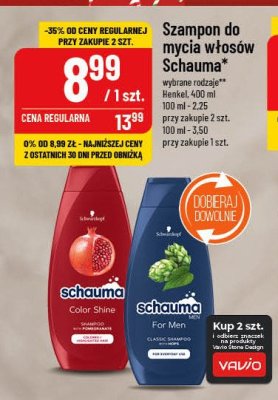 Szampon do w艂os贸w Schauma color shine promocja